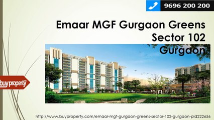 Emaar MGF Gurgaon Greens in Sector 102, Gurgaon - BuyProperty.com