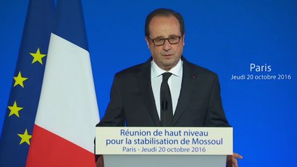 Discours à la réunion pour la stabilisation de Mossoul