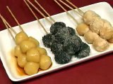 How to Make Skewered Tofu Dango (Japanese Sweet Dumpling Recipe) 豆腐団子 作り方レシピ [360p]