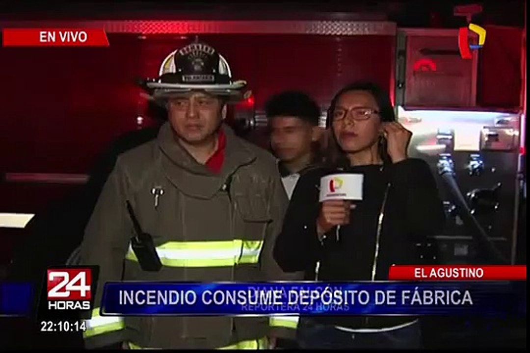El Agustino: voraz incendio se registró cerca a almacén de medicinas del MINSA
