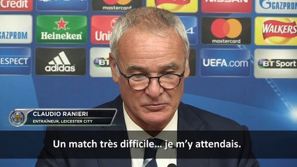 Groupe E - Ranieri : "Rien à voir avec la Premier League"