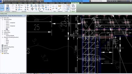 01.Setting Grid Line and Proposed Site by Revit
