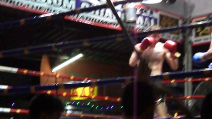 Boxe Thaï 7ème et dernier combat 3ème round