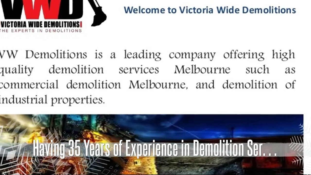 Demolition Melbourne