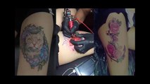 Beautiful Girl thigh tattoo ll Tattoo