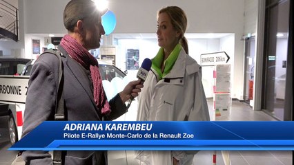 Adriana Karembeu en Renault électrique
