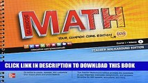 [EBOOK] DOWNLOAD Glencoe Math Common Core, Course 1, Vol. 1, Teacher s Walkaround Edition GET NOW