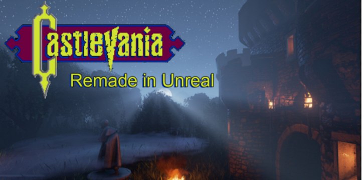 Castlevania Remake Unreal 4 - Gameplay