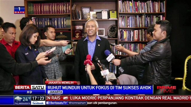 Fokus Ahok-Djarot, Ruhut Sitompul Mundur dari DPR