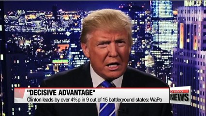 Hillary Clinton holds "decisive advantage" over Donald Trump: WaPo