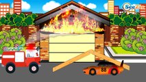 Cars Cartoon - Fire Trucks for Children - Crane for Kids - Monster Trucks: Cartoons for Children