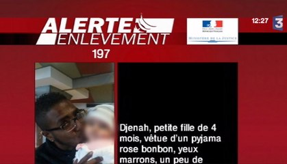 Alerte enlèvement : la petite Djenah retrouvée saine et sauve