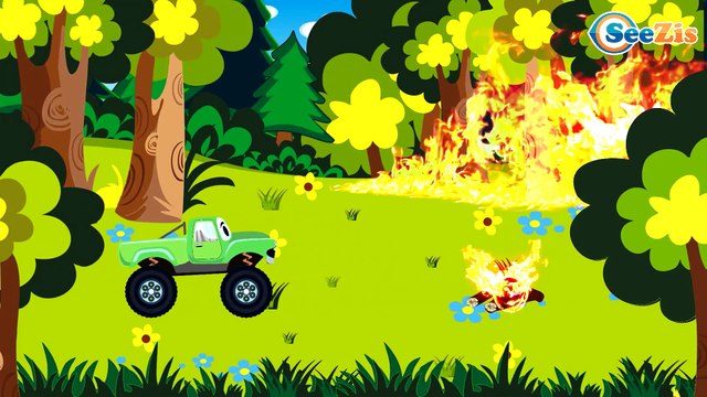 The White Police Car - Car Patrol - Cars & Trucks Cartoons for kids. Cartoon for children
