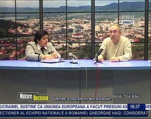 Emisiunea MUTARE DECISIVA -  Televiziunea VALCEA 1 - 5 Februarie 2015 - Invitat Prof. Pana Tiberiu