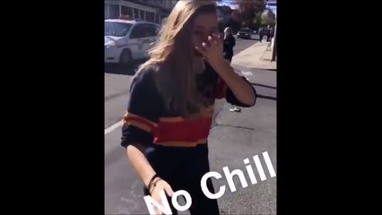 Young Woman Gets Bodied by a Police Horse