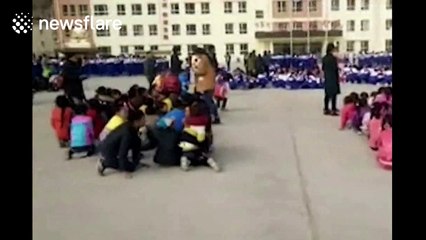 Aftermath of earthquake in southern China