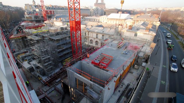 Chantier de la Cathédrale orthodoxe russe de Paris