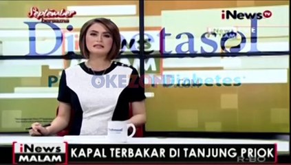 Kapal Terbakar di Dermaga 115 Tanjung Priok