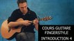 Cours Guitare Fingerstyle Intro 4-4 + Tapping + Tabs