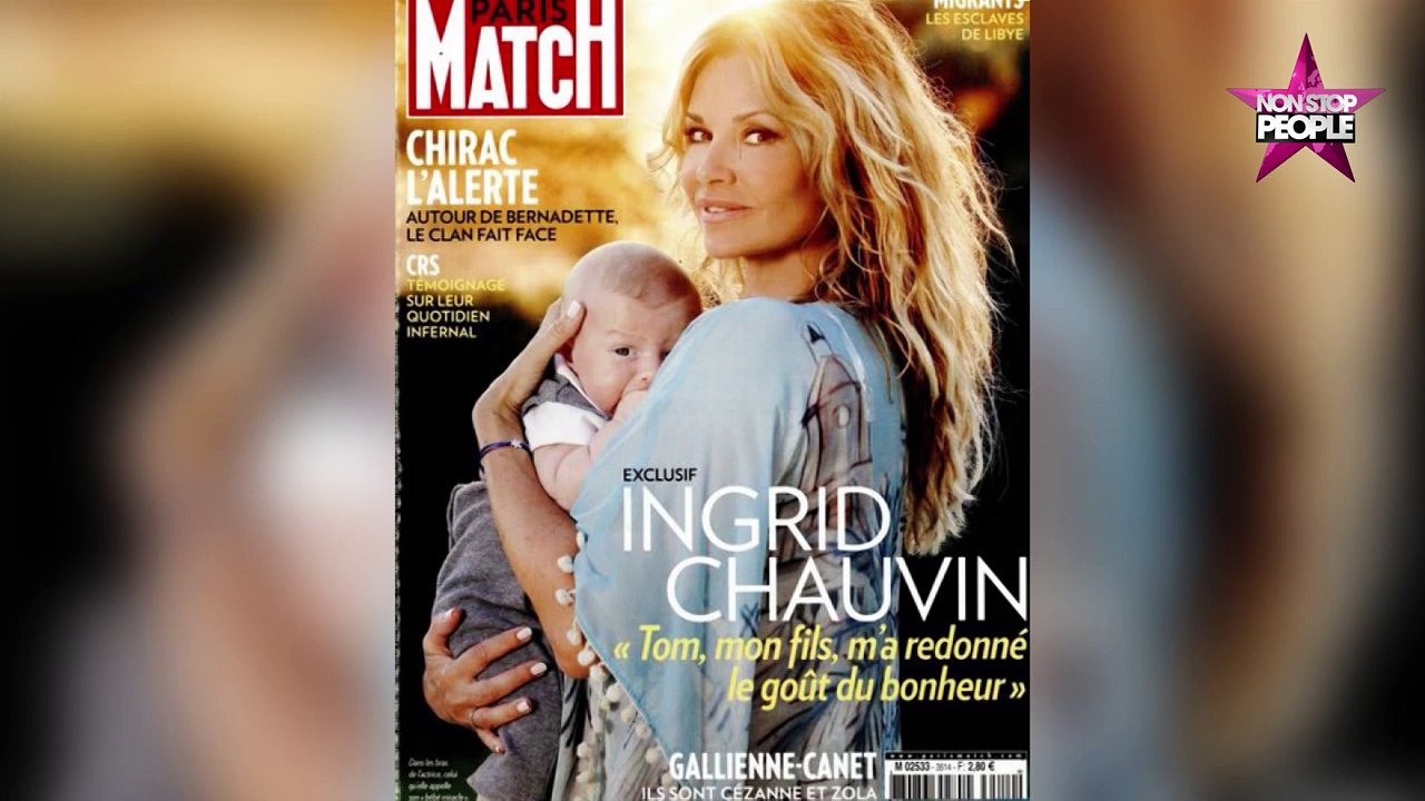 Ingrid Chauvin maman : sortie à la plage avec s...