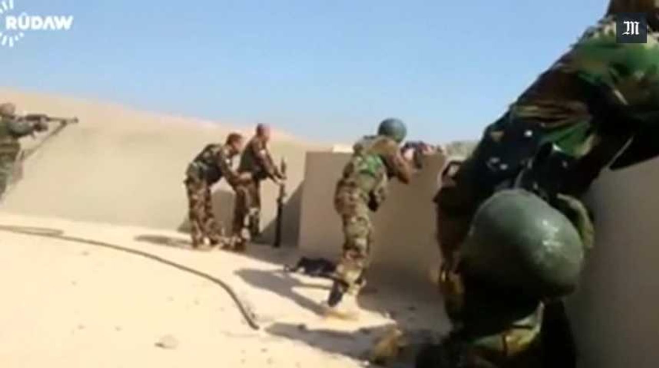Offensive contre Mossoul : images des combats des peshmergas
