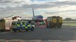 Manchester Airport Runway Shuts as a Plane Breaks its Nose Wheel