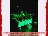 String Fee Leuchtdioden Weihnachtsbeleuchtung LiteXim grÂ¨Â¹ne Farbe Batterie betriebene Dekoration