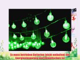 NNIUK 20 LED Blase Crystal Ball Fairy Lichterketten Batteriebetriebenes Licht fÃ¼r Weihnachten