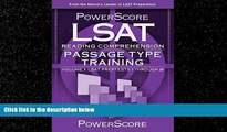 READ book  PowerScore LSAT Reading Comprehension: Passage Type Training (Powerscore Test