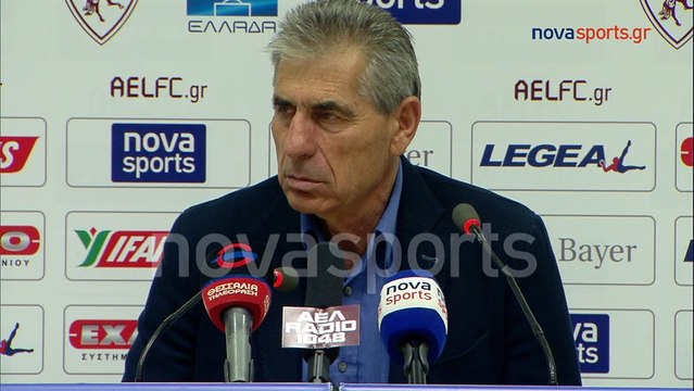 7η ΑΕΛ-ΑΕΚ 1-2 2016-17 Συνέντευξη τύπου (Novasports)