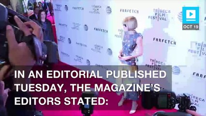 'Vogue' makes historic political endorsement for U.S. presidency