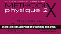 [DOWNLOAD]|[BOOK]} PDF Physique, tome 2 : 200 mÃ©thodes et 70 exercices corrigÃ©s Collection BEST