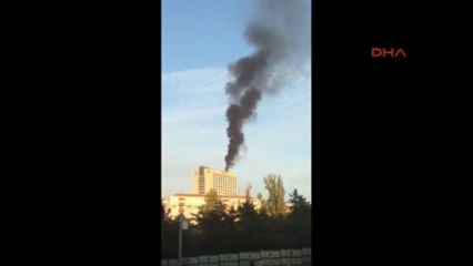 Ankara'da Lüks Otelde Yangın Çıktı