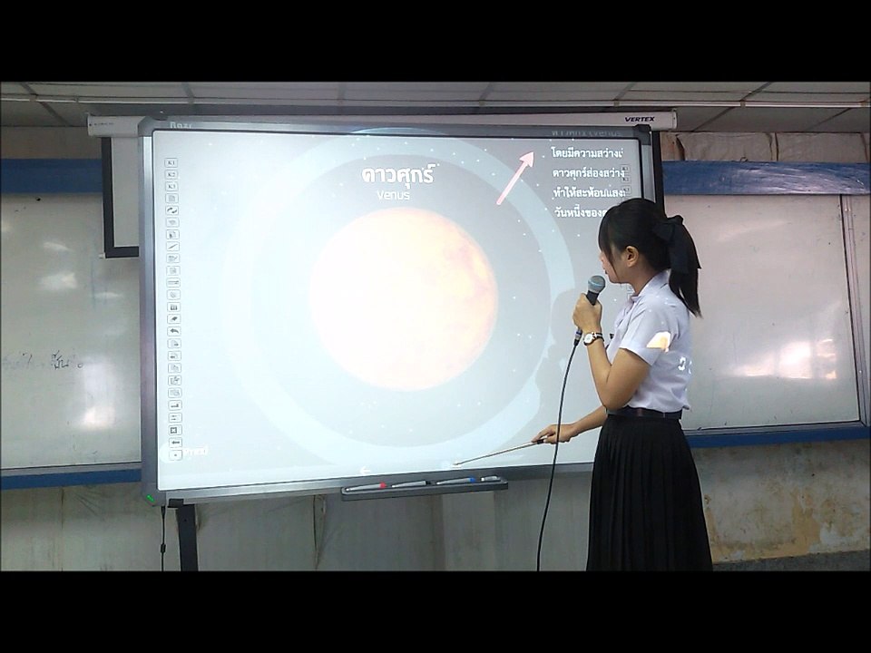 ระบบสุริยะ solar system (โดยใช้ Interactive Board)