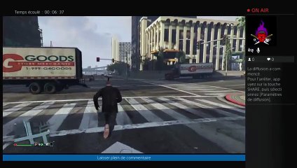 Je fou le bordel sur gta en live