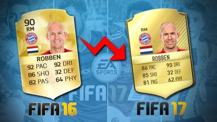 Ces 10 joueurs qui dégringolent dans FIFA 17 !