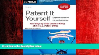 READ book  Patent It Yourself: Your Step-by-Step Guide to Filing at the U.S. Patent Office  BOOK