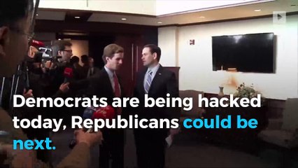 Rubio warns GOP to stay silent on WikiLeaks hack