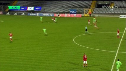 Dirk Abels Goal - Bayern U19 0-1 PSV U19 19.10.2016