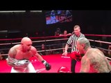 Former UFC Heavyweight Shane Carwin Knocks Out Jason Ellis With One Arm Tied Down!