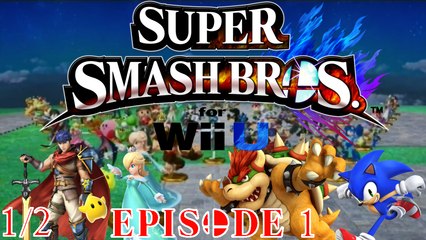 Let's fail Super Smash Bros for Wii U avec MarioandOlimar - Épisode 01 partie 1