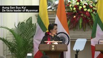 Myanmar has challenges ahead says Suu Kyi in India