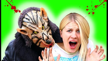 Frozen Elsa WEREWOLF Chase w- Spiderman Black Spiderman Joker Hulk Toys! Superhero fun