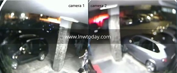 Exclusive Combined CCTV Footage : Dhaham Sirisena Leaving Clique Night Club