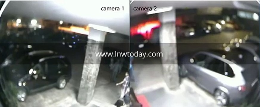 Exclusive Combined CCTV Footage : Dhaham Sirisena Leaving Clique Night Club