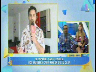 Santi aparece en Espectaculos