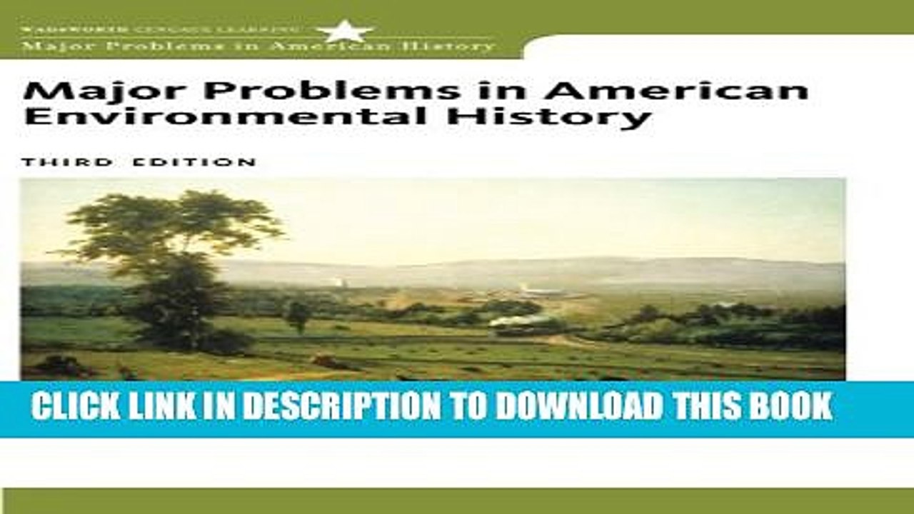 [DOWNLOAD]|[BOOK]} PDF Major Problems in American Environmental History (Major Problems in