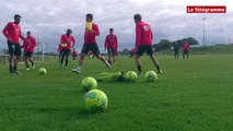 Stade Brestois 29. Séance d'entraînement à kerlaurent