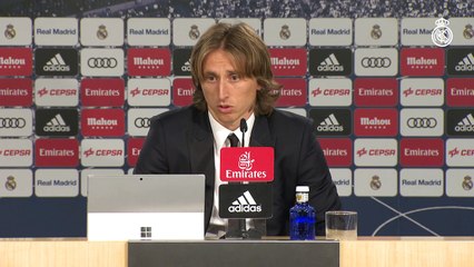 Modric: "Estoy muy contento y emocionado por renovar con el mejor club del mundo"
