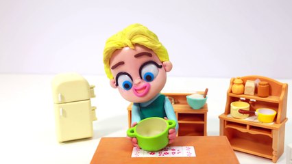 Nasty Pimple Zit Queen Elsa Disney Frozen Movie Edss _ Play Doh Stop Motion Animation